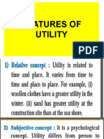 Features of Utility