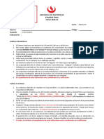 Examen Final Mecánica de Materiales 2020-01 (Temario A)