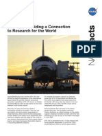 NASA Facts STS-120 Providing A Connection To Research For The World