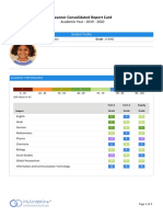 Learner Consolidated Report Card: Academic Year: 2019 - 2020