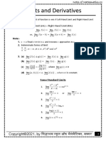 Limits and Derivatives: Left-Hand Limit Right-Hand Limit