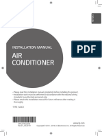 AIR Conditioner: Installation Manual