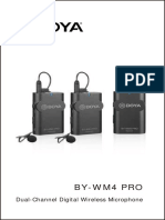 By-Wm4 Pro: Dual-Channel Digital Wireless Microphone