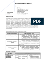 PROGRAMACIÓN CURRICULAR ANUAL CTA-primero 2011