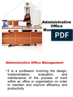 Administrative Office Management