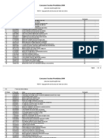 Listas de Classificacao Final