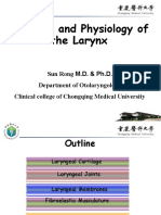 Anatomy and Physiology of Larynx