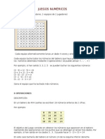 Juegos Matemáticos