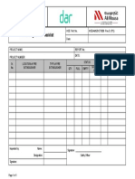 Fire Extinguisher Inspection Report