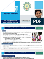 Andhra Cabinet Meeting Power Point Presentation 4 May 2021