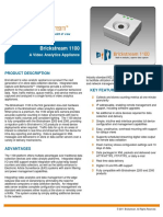 Brickstream 1100: A Video Analytics Appliance