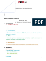 S09. y S10 - Ejercicio de Transferencia - El Texto Argumentativo - Formato