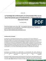 Tecnologia de La Informacion y La Comunicacion