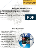 Two Component System As Drug Targets in Pathogenic Bacteria