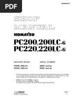 Pc200-6 PC 220-6 Shop Manual