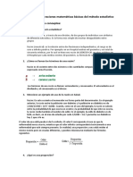 Definiciones de Operaciones Matemáticas Básicas Del Método Estadístico (Sara Perez) .