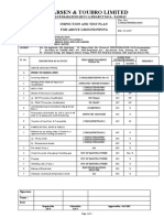 Larsen & Toubro Limited: Inspection and Test Plan For Above Ground Piping