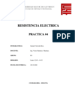 Informe Resistencia Electrica