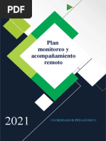 Plan Monitoreo y Acompañamiento