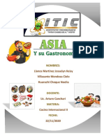 Asia y Su Gastronomía