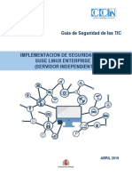 CCN-STIC-617 Implementación e Seguridad Sobre SUSE Linux E12