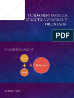 Fundamentos de La Didáctica General y Orientada