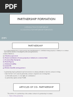 Introduction To Partnership Accounting For Partnership Formation