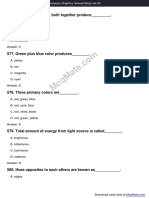 Computer Graphics Solved Mcqs Set 24