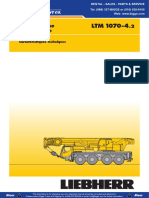 Mobile Crane Grue Mobile: Technical Data Caractéristiques Techniques