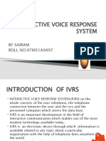 Interactive Voice Response System