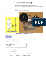 Happy Birthday: The PIC Chip On A Prototype PC Board