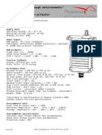 "Tough Tech For Tough Environments" Servo-Actuator: Supply Data