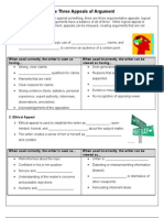 The Three Appeals of Argument - Skeleton Notes