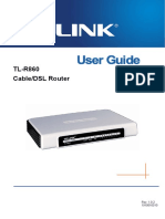 TL-R860 Cable/DSL Router