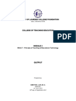 EDUC 7 - Module 3 (Principle of Teaching & Educ. Tech.)