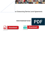 Recruitment Process Outsourcing Service Level Agreements