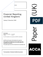 Financial Reporting (United Kingdom) : Tuesday 9 December 2008