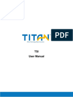 TSI User Manual