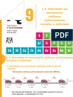 Movimentos Retilineos e Uniformes e Uniformementevariados PDF