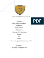 Proceso Complejo Del Aprendizaje Verbal. 2