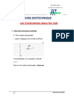 3.1 - Contraintes Dans Les Sols