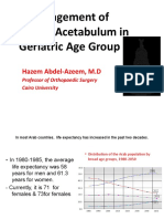 Management of Fracture Acetabulum in Geriatric Age Group Saturday 12 15