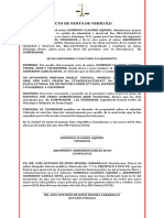 Acto de Venta de Vehículo Arismendy Anderson Garcia