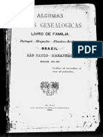 Algumas Notas Genealógicas (SP e MA) - Livro de Família