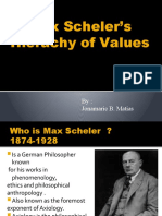 PED11Max Schelers Hierachy of Values