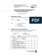 Research Questionnaire Bretanas Group