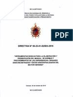 Directiva 02-003-2016 Herramientas Basicas para La Elaboracion de Manuales Normas y Procedimientos MPPD Y ENTES Y ÓRGANOS 2016