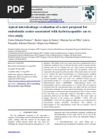 Apical Microleakage Evaluation of A New Proposal For Endodontic Sealer Associated With Hydroxyapatite: An Ex Vivo Study