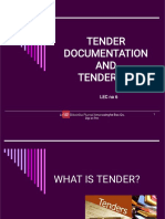 Tender Process N Documentation