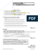 Unit 5 Short Test 1A: Grammar